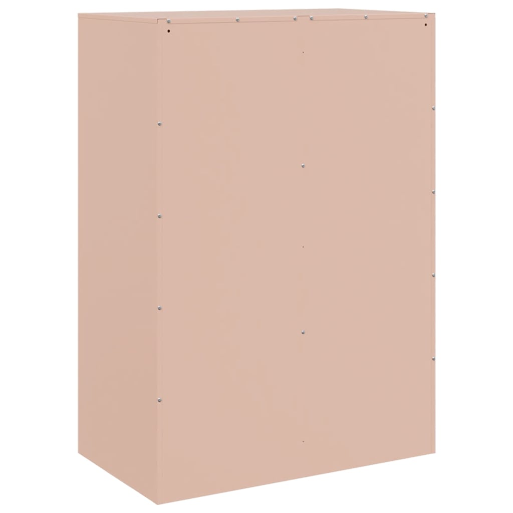 Ραφιέρα Ροζ 67x39x95 εκ. από Ατσάλι