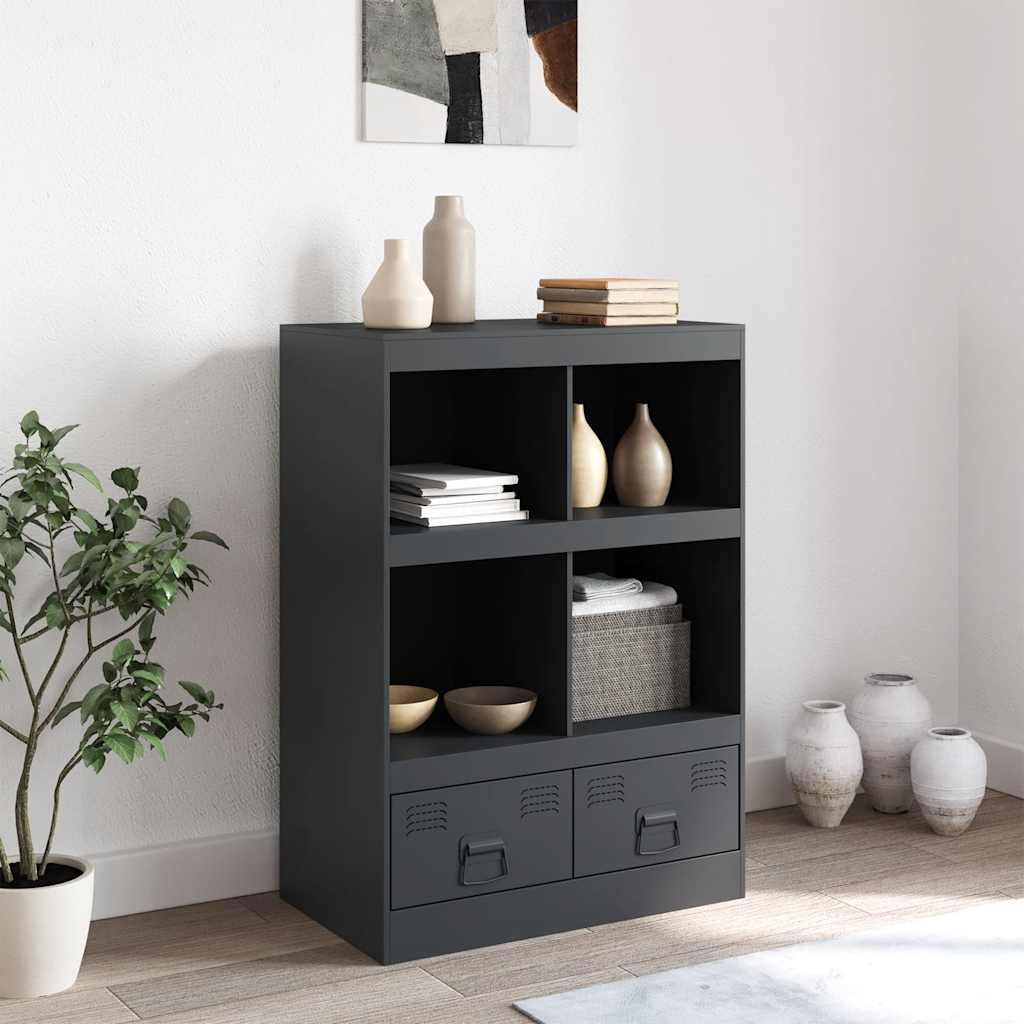 Ντουλάπι Ανθρακί 67 x 39 x 95 εκ. από Ατσάλι