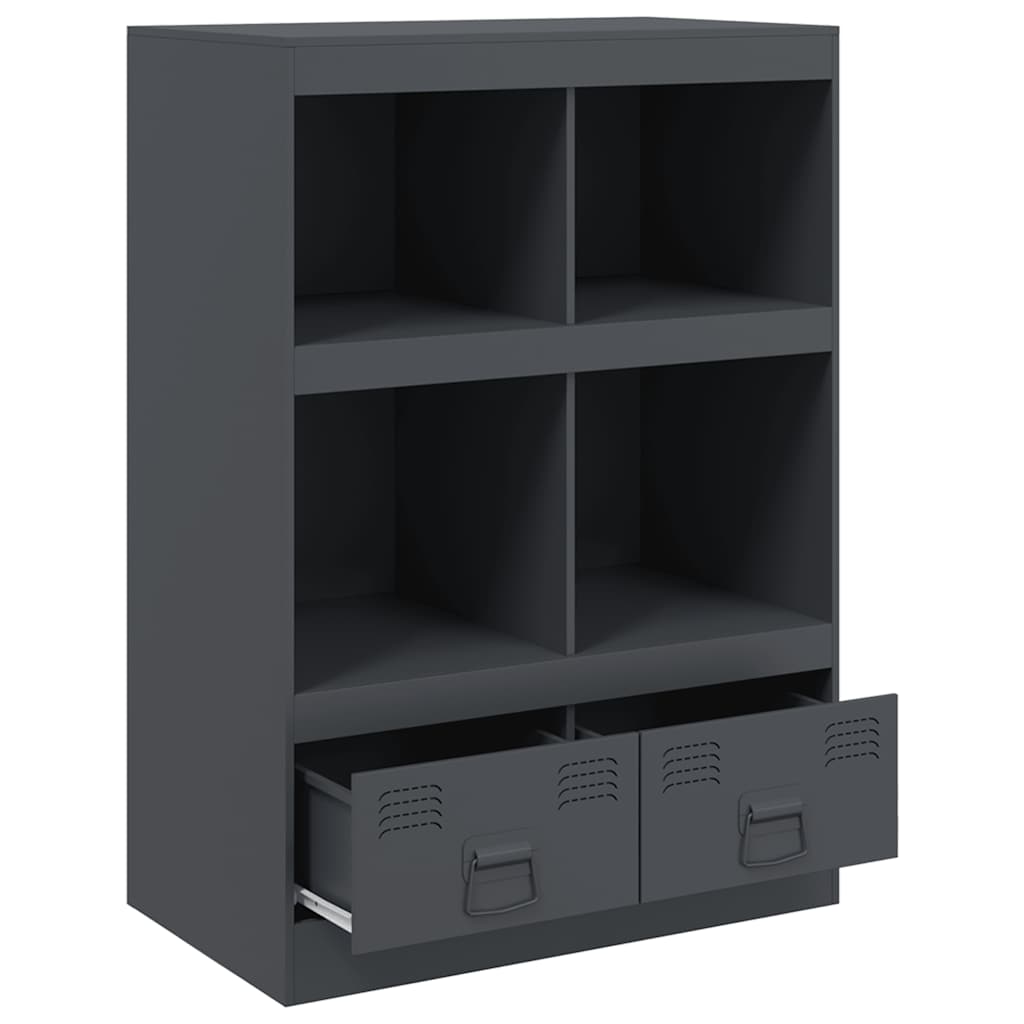 Ντουλάπι Ανθρακί 67 x 39 x 95 εκ. από Ατσάλι