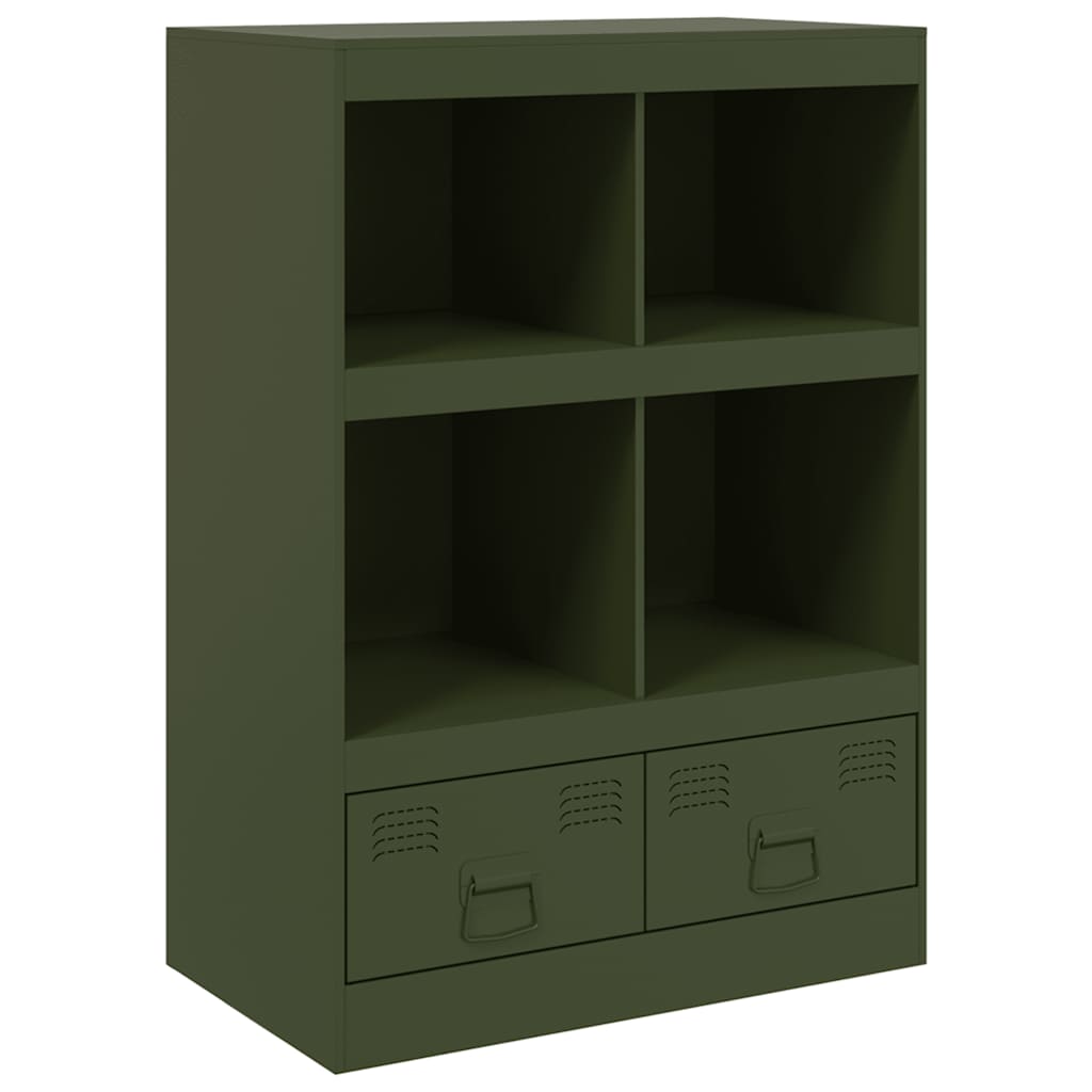 Ραφιέρα Πράσινο Λαδί 67x39x95 εκ. από Ατσάλι - Pakobazaar