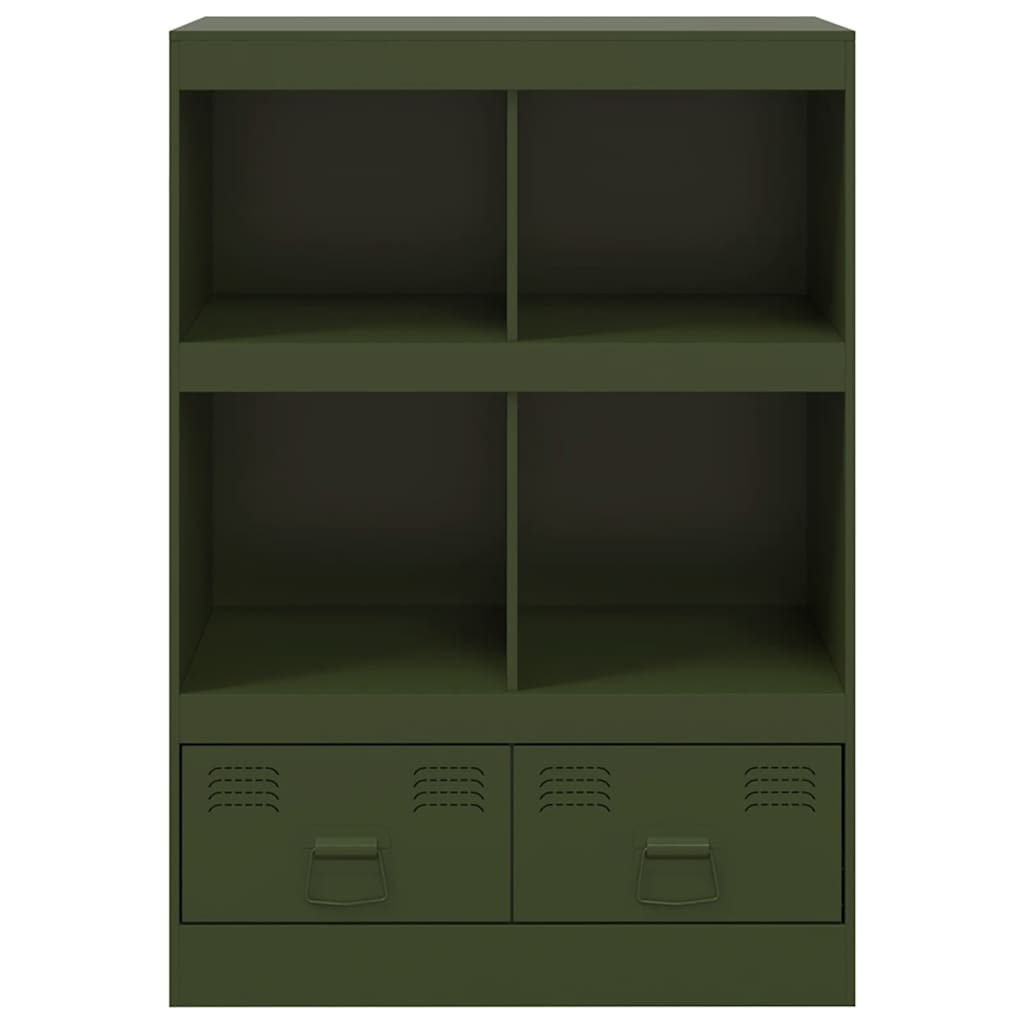 Ραφιέρα Πράσινο Λαδί 67x39x95 εκ. από Ατσάλι - Pakobazaar