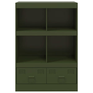 Ραφιέρα Πράσινο Λαδί 67x39x95 εκ. από Ατσάλι - Pakobazaar