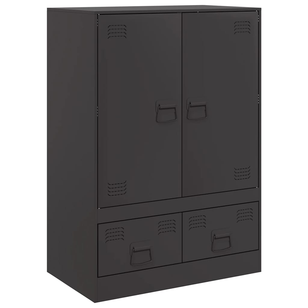 Ραφιέρα Μαύρη 67x39x95 εκ. από Ατσάλι - Pakobazaar