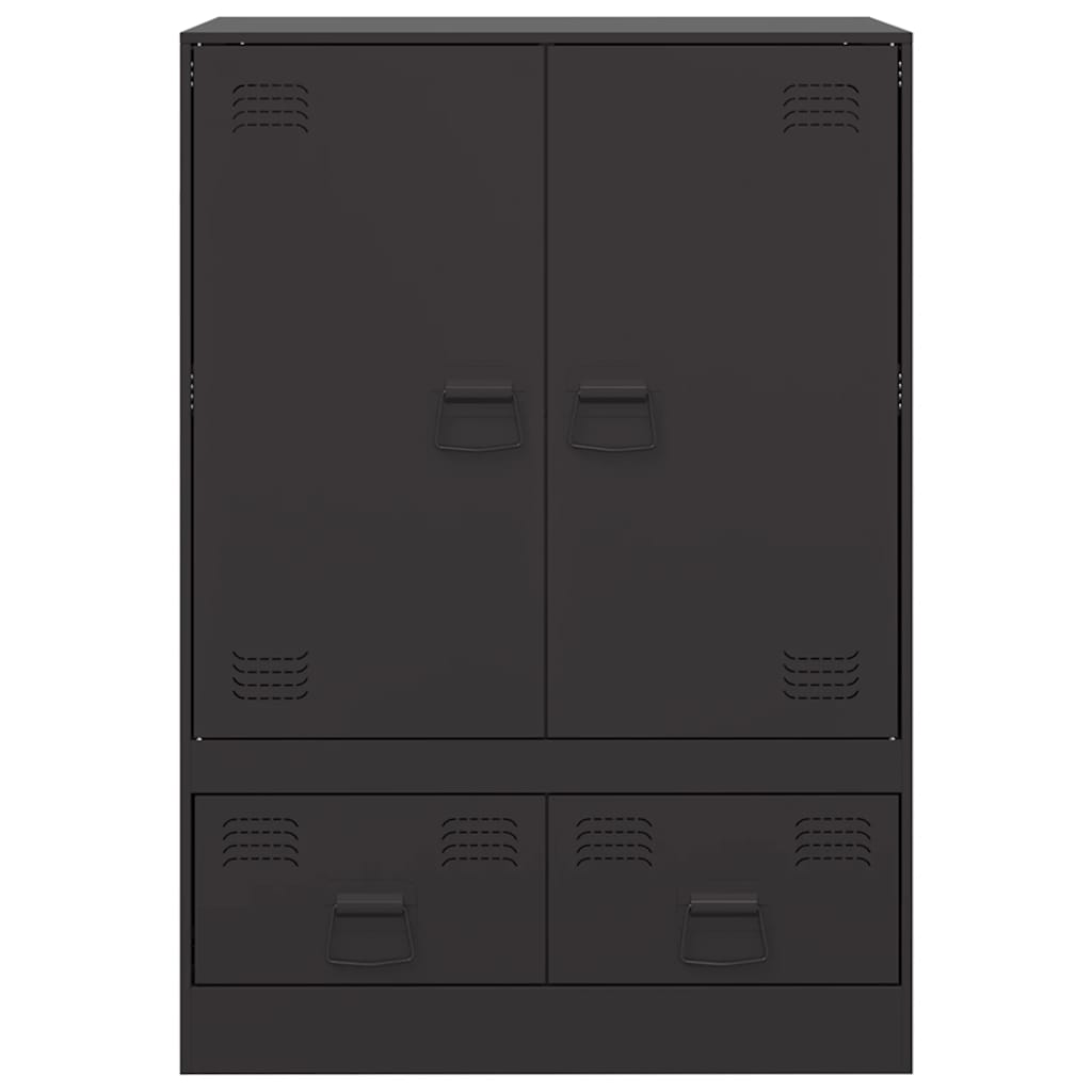 Ραφιέρα Μαύρη 67x39x95 εκ. από Ατσάλι - Pakobazaar