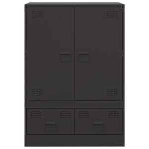 Ραφιέρα Μαύρη 67x39x95 εκ. από Ατσάλι - Pakobazaar