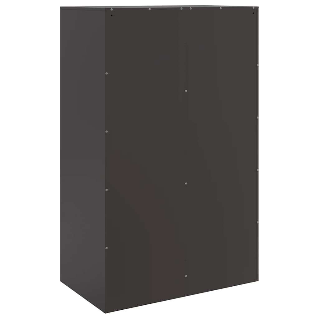 Ραφιέρα Μαύρη 67x39x95 εκ. από Ατσάλι - Pakobazaar