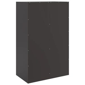 Ραφιέρα Μαύρη 67x39x95 εκ. από Ατσάλι - Pakobazaar