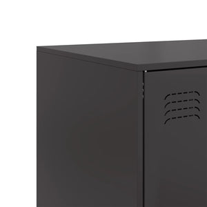 Ραφιέρα Μαύρη 67x39x95 εκ. από Ατσάλι - Pakobazaar