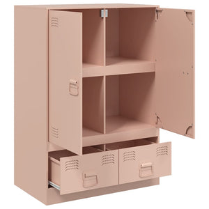 Ραφιέρα Ροζ 67x39x95 εκ. από Ατσάλι
