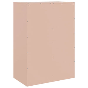 Ραφιέρα Ροζ 67x39x95 εκ. από Ατσάλι