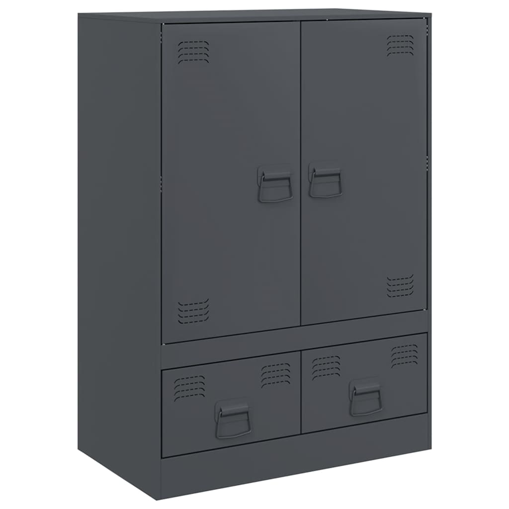 Ντουλάπι Ανθρακί 67 x 39 x 95 εκ. από Ατσάλι - Pakobazaar