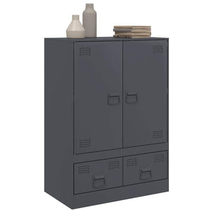 Ντουλάπι Ανθρακί 67 x 39 x 95 εκ. από Ατσάλι - Pakobazaar