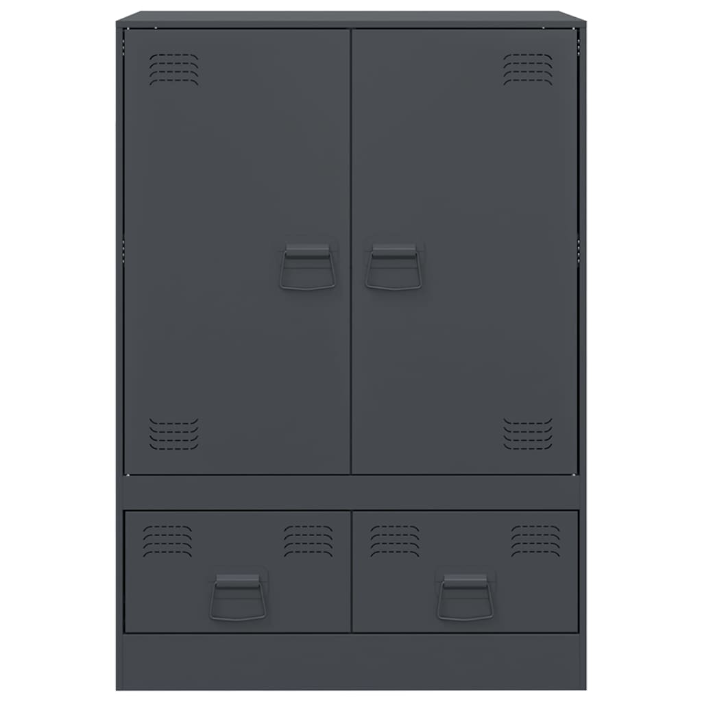 Ντουλάπι Ανθρακί 67 x 39 x 95 εκ. από Ατσάλι - Pakobazaar