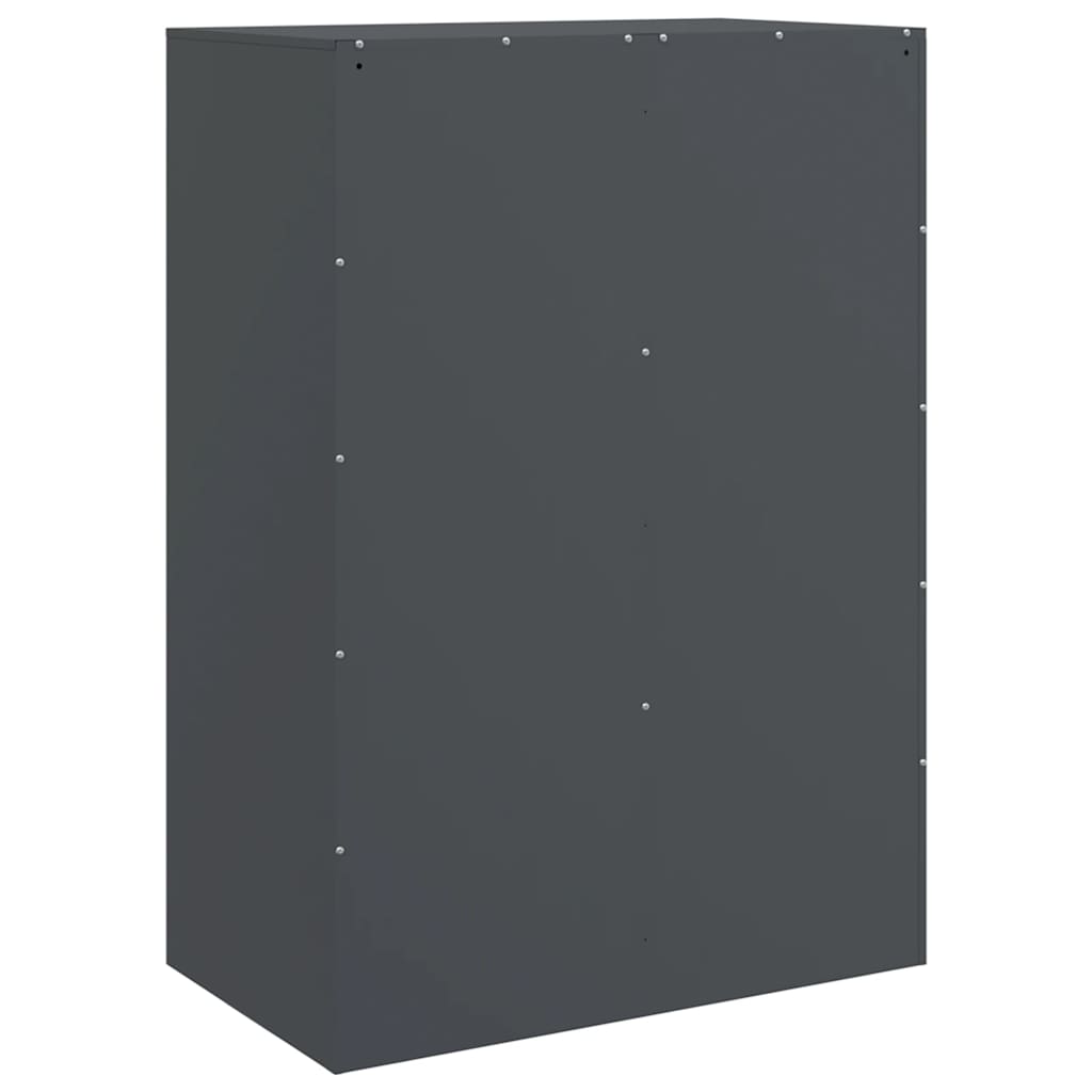 Ντουλάπι Ανθρακί 67 x 39 x 95 εκ. από Ατσάλι - Pakobazaar