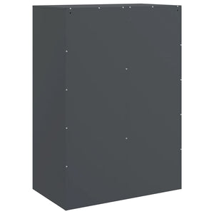 Ντουλάπι Ανθρακί 67 x 39 x 95 εκ. από Ατσάλι - Pakobazaar