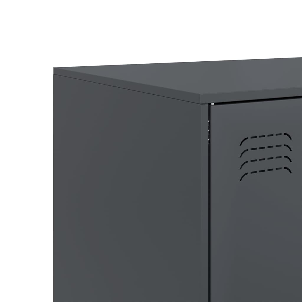 Ντουλάπι Ανθρακί 67 x 39 x 95 εκ. από Ατσάλι - Pakobazaar