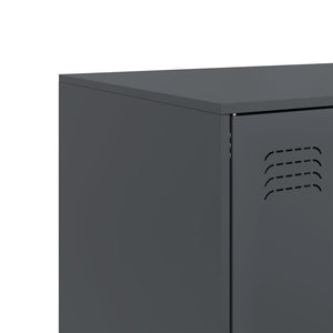 Ντουλάπι Ανθρακί 67 x 39 x 95 εκ. από Ατσάλι - Pakobazaar