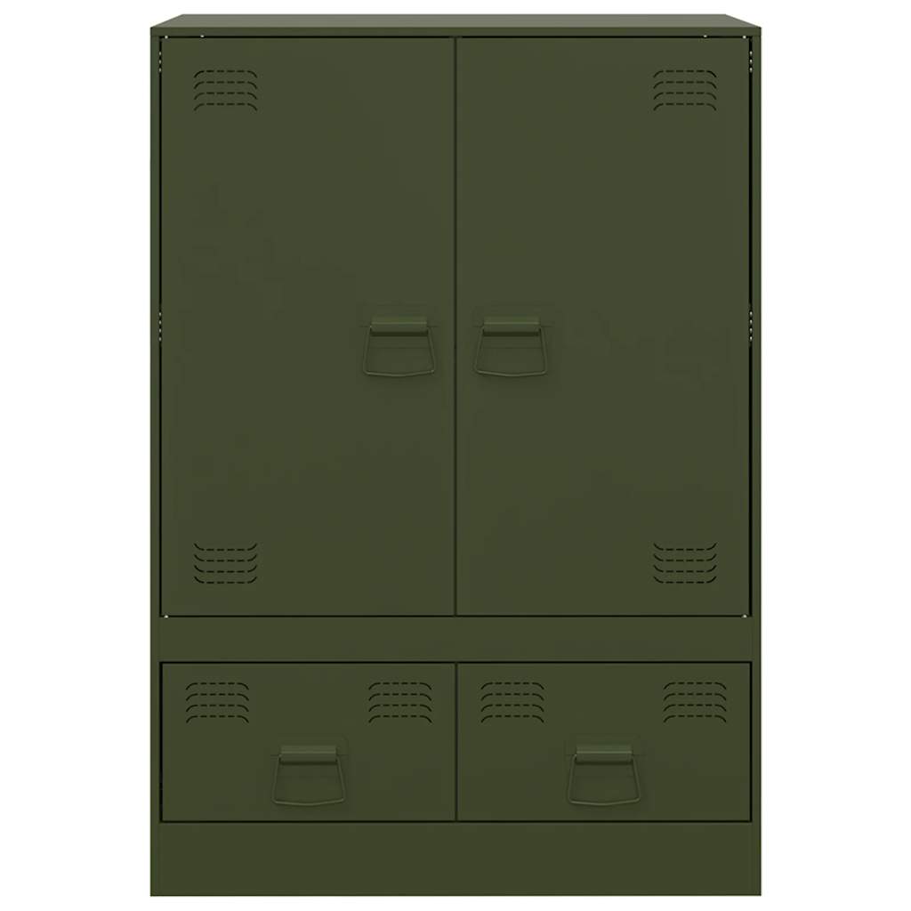 Ραφιέρα Πράσινο Λαδί 67x39x95 εκ. από Ατσάλι
