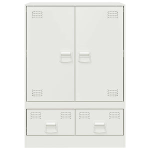 Ντουλάπι Λευκό 67x39x95 εκ. από Ατσάλι