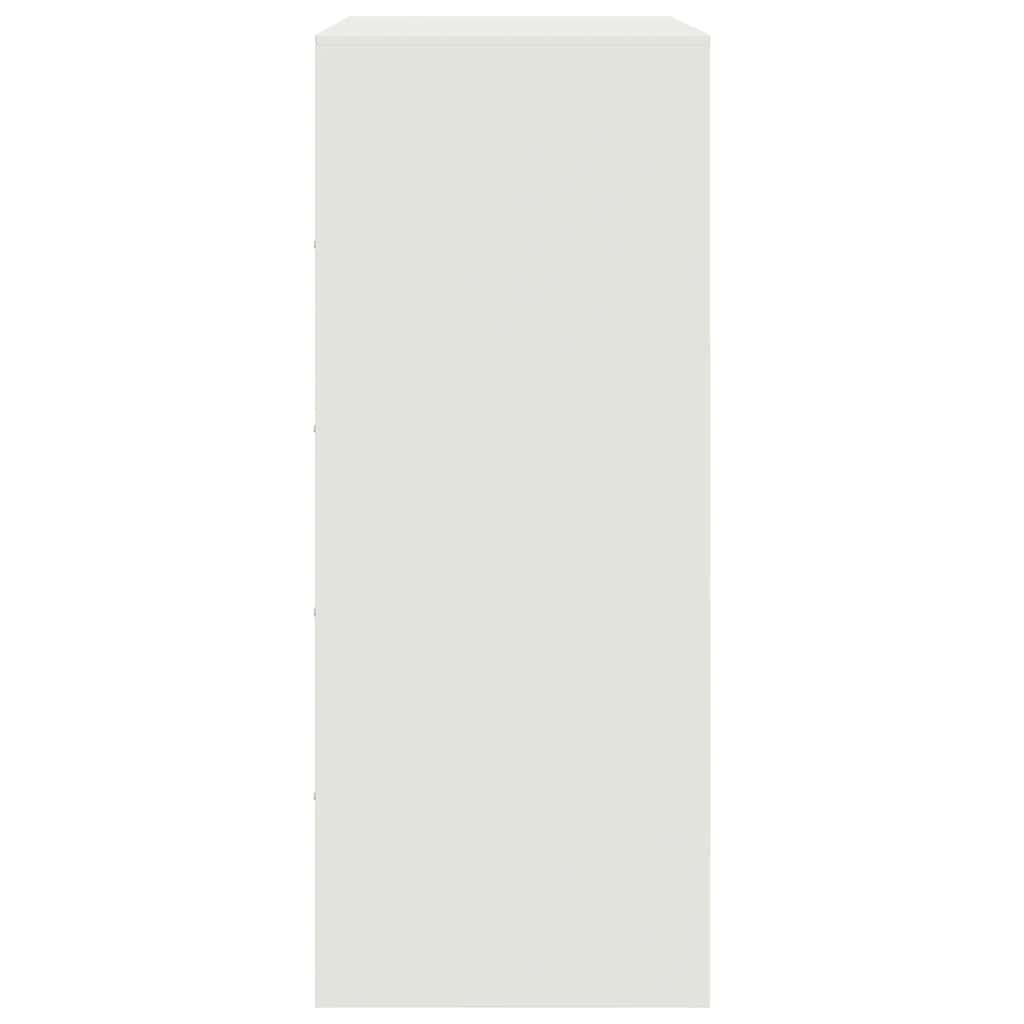 Ντουλάπι Λευκό 67x39x95 εκ. από Ατσάλι