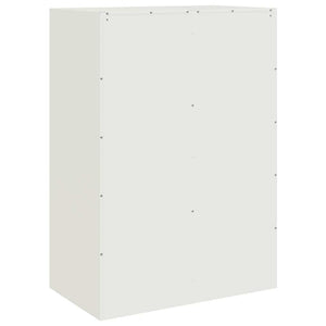 Ντουλάπι Λευκό 67x39x95 εκ. από Ατσάλι