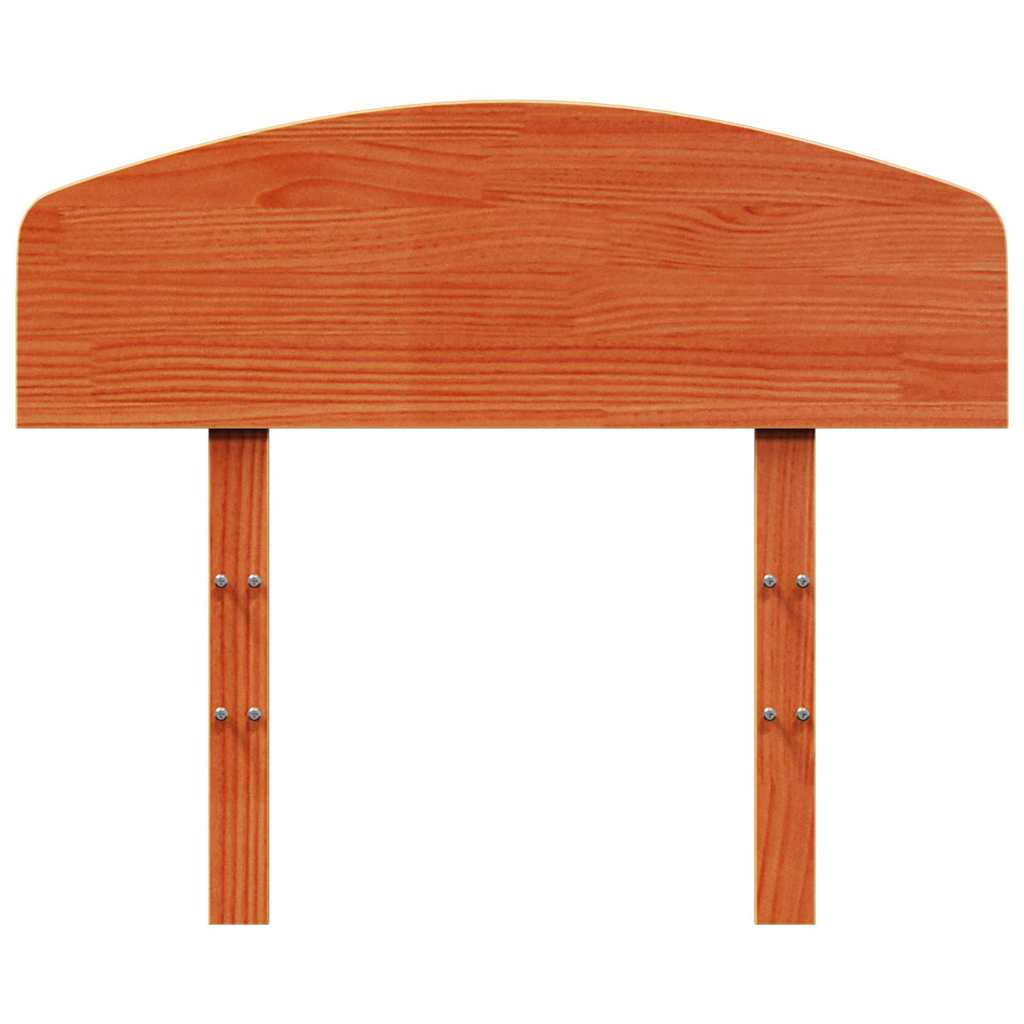 Κεφαλάρι Καφέ Κεριού 75 εκ. από Μασίφ Ξύλο Πεύκου