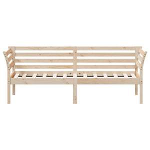 Κρεβάτι ημέρας χωρίς στρώμα 75x190 cm Στερεό ξύλο πεύκο