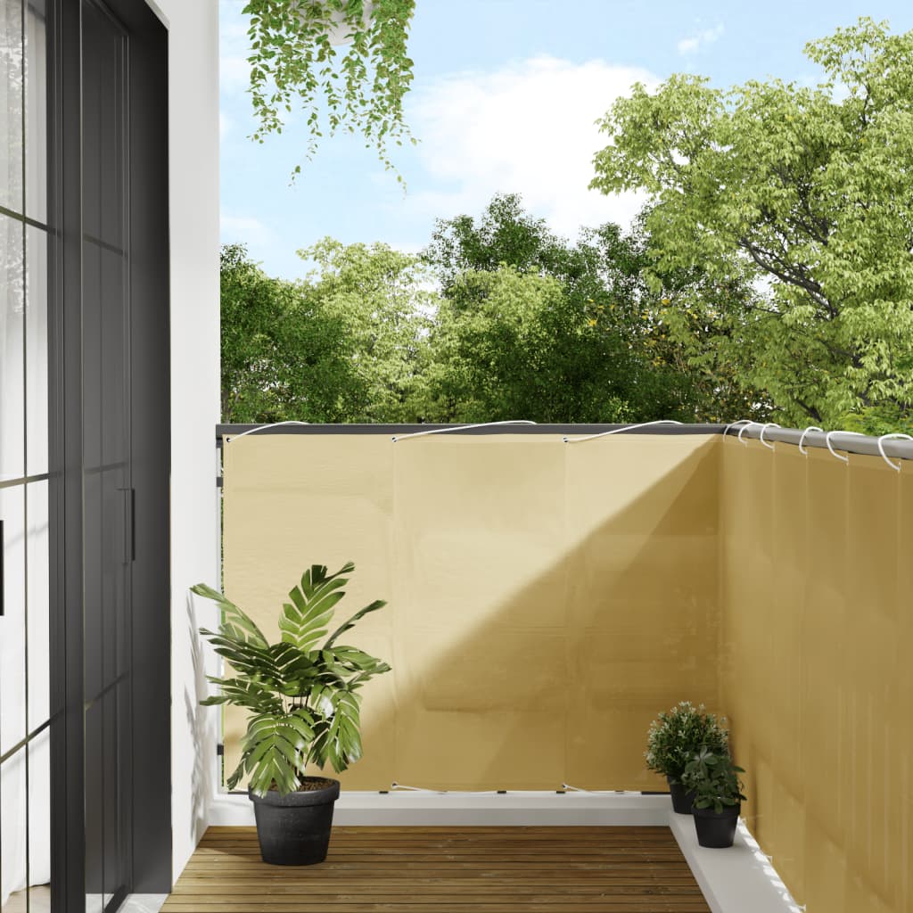 Διαχωριστικό Βεράντας Άμμου 120x800εκ 100% Πολ. Ύφασμα Oxford