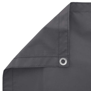 Διαχωριστικό Βεράντας Ανθρακί 75x800εκ 100% Πολ. Ύφασμα Oxford