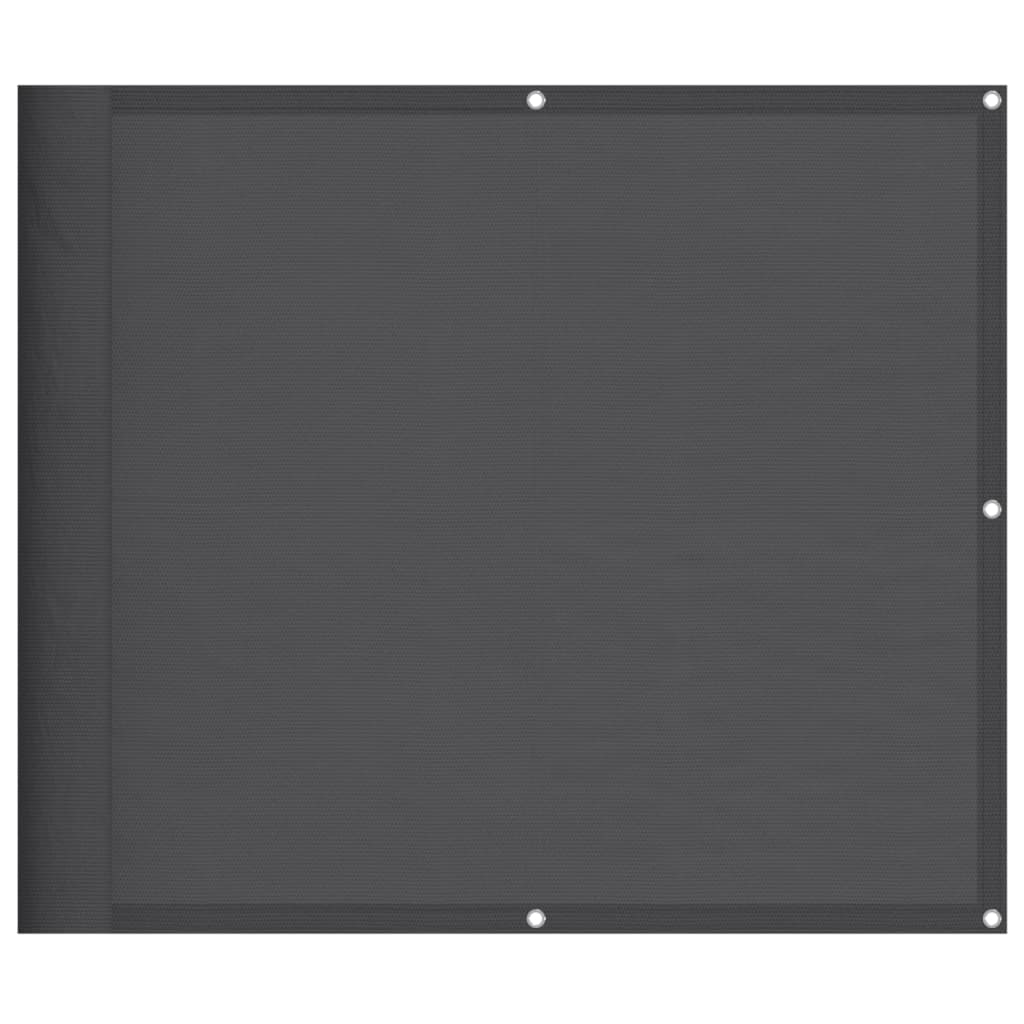 Διαχωριστικό Βεράντας Ανθρακί 90x800εκ 100% Πολ. Ύφασμα Oxford