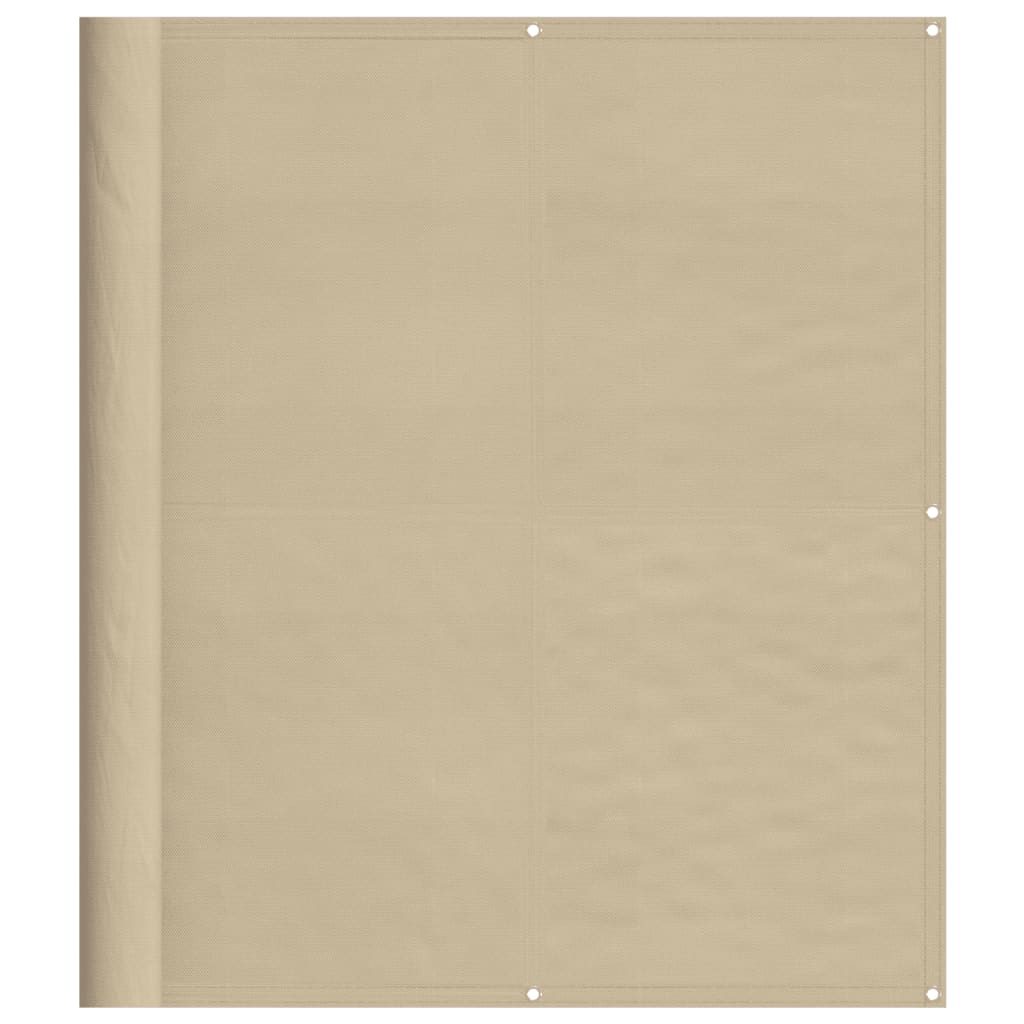 Διαχωριστικό Βεράντας Μπεζ 120x800εκ 100% Πολ. Ύφασμα Oxford