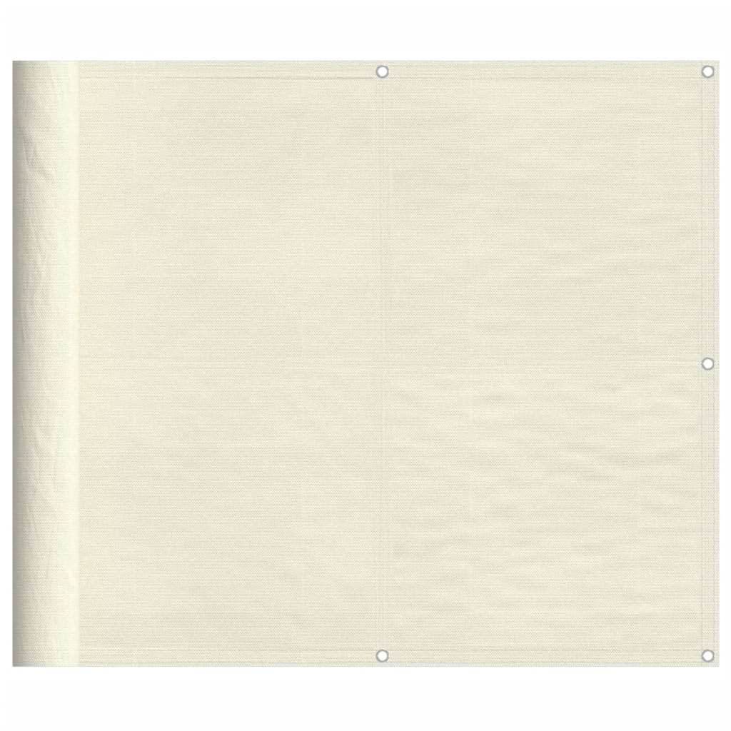 Διαχωριστικό Βεράντας Κρεμ 90x800εκ 100% Πολ. Ύφασμα Oxford