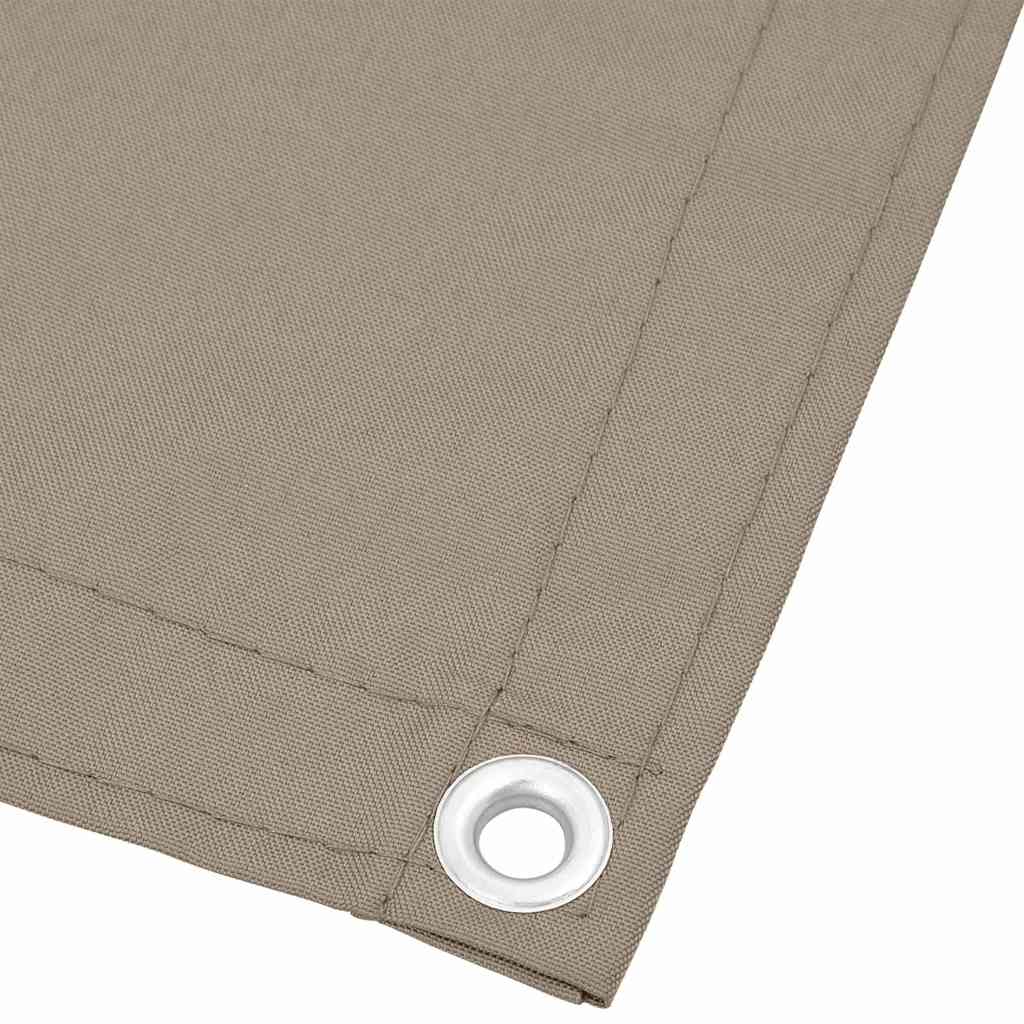 Διαχωριστικό Βεράντας Taupe 90x800εκ 100% Πολ. Ύφασμα Oxford