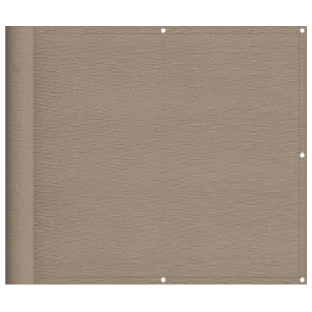 Διαχωριστικό Βεράντας Taupe 90x1000εκ 100% Πολ. Ύφασμα Oxford - Pakobazaar