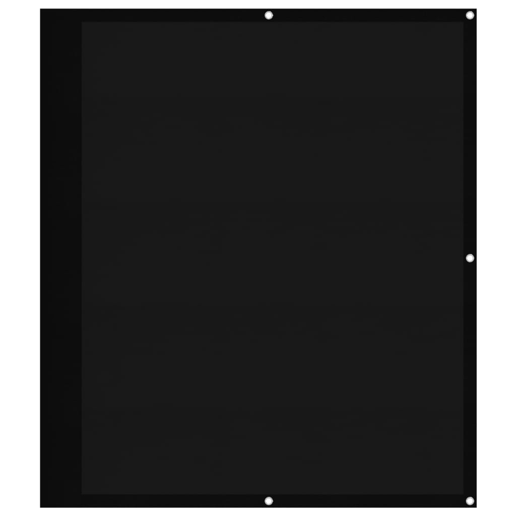 Διαχωριστικό Βεράντας Μαύρο 120x700εκ 100% Πολ. Ύφασμα Oxford - Pakobazaar