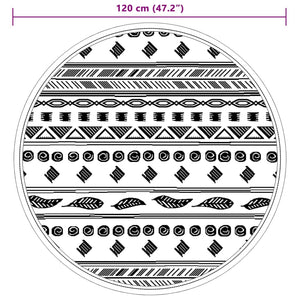 Χαλί εξωτερικού χώρου ARAKIL γκρι Ø120 cm PP