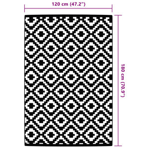 Χαλί εξωτερικού χώρου ARAKIL γκρι 120x180 cm PP - Pakobazaar
