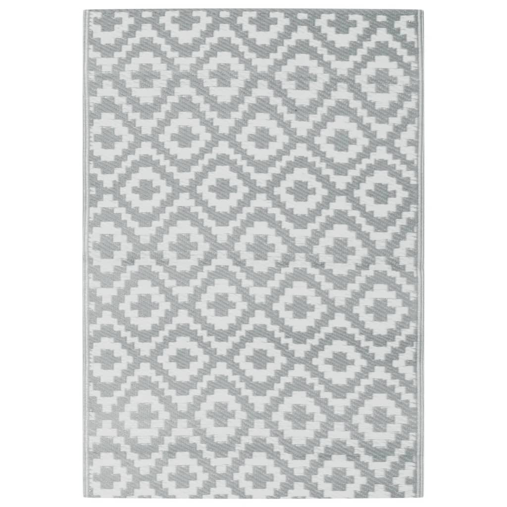 Χαλί εξωτερικού χώρου ARAKIL Γκρι 160x230 cm PP - Pakobazaar