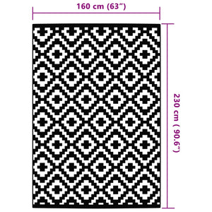 Χαλί εξωτερικού χώρου ARAKIL Γκρι 160x230 cm PP - Pakobazaar
