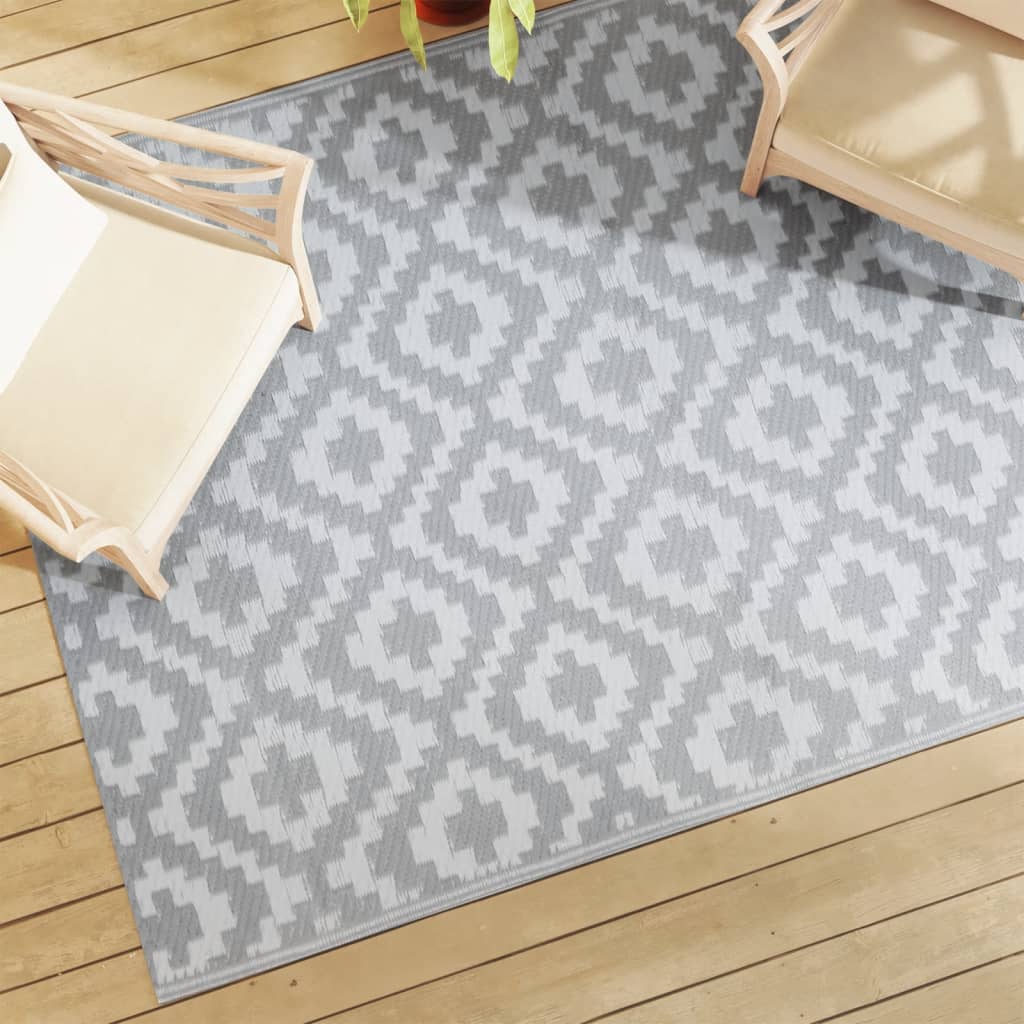 Χαλί εξωτερικού χώρου ARAKIL Γκρι 160x230 cm PP - Pakobazaar