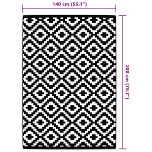 Χαλί εξωτερικού χώρου ARAKIL Γκρι 140x200 cm PP