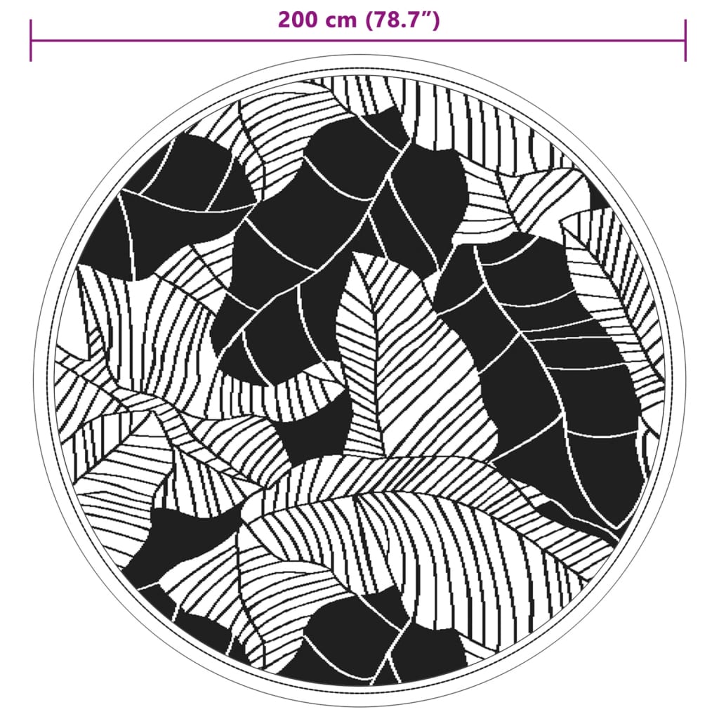 Χαλί εξωτερικού χώρου ARAKIL Πράσινο Ø200 cm PP