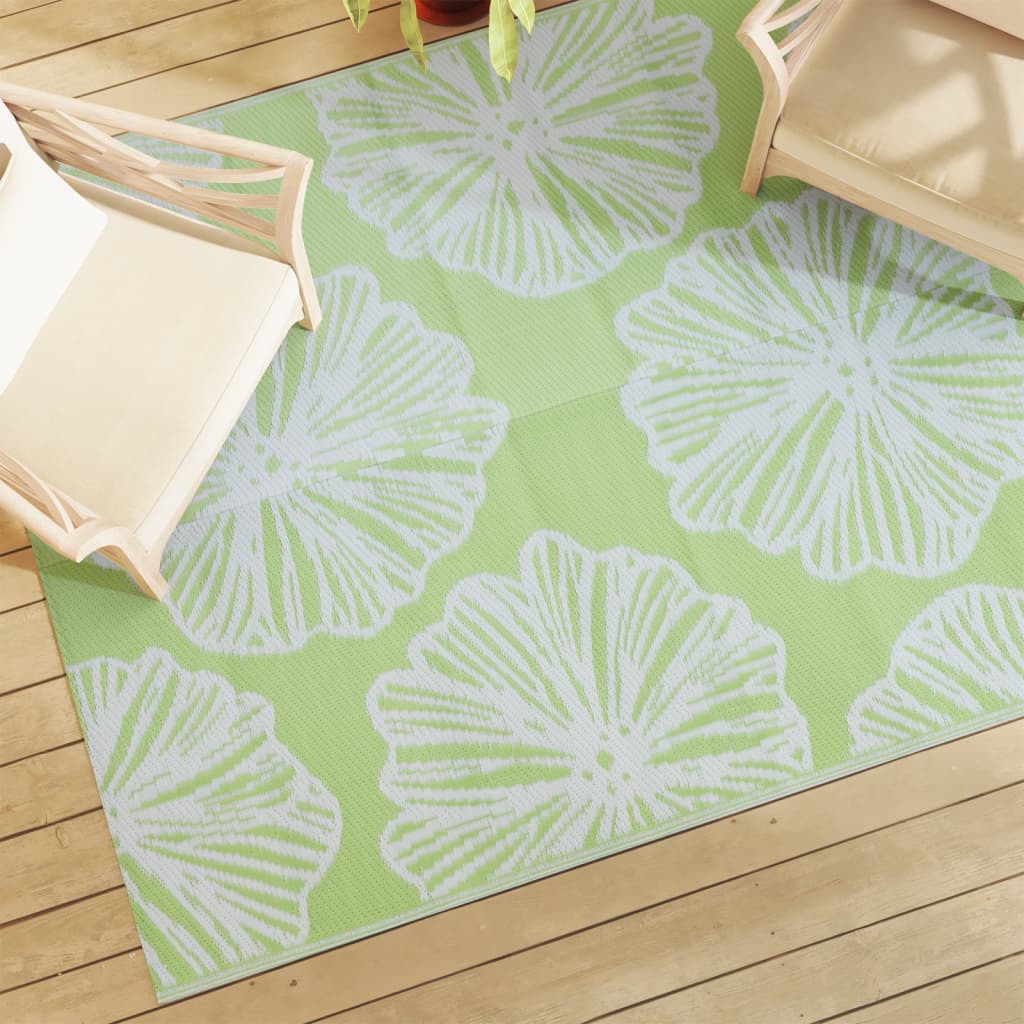 Χαλί εξωτερικού χώρου ARAKIL Πράσινο 160x230 cm PP - Pakobazaar