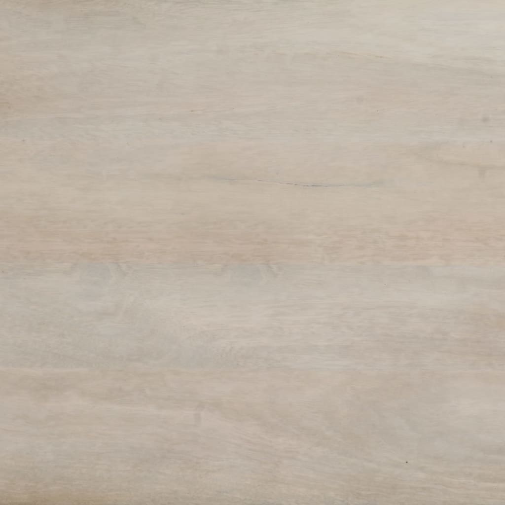 Τραπέζι Κονσόλα Καφέ 110x35x76 εκ. από Μασίφ Ξύλο Μάνγκο/Σίδερο