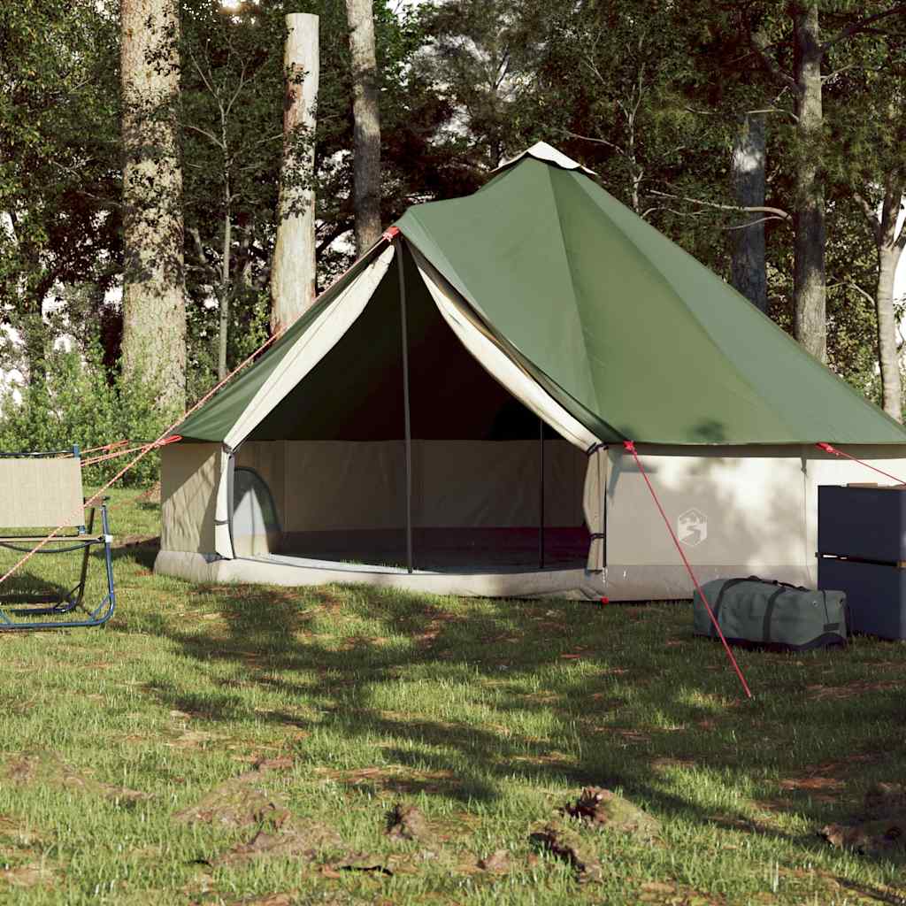 Σκηνή Οικογενειακή Tipi 6 Ατόμων Αδιάβροχη Πράσινη - Pakobazaar