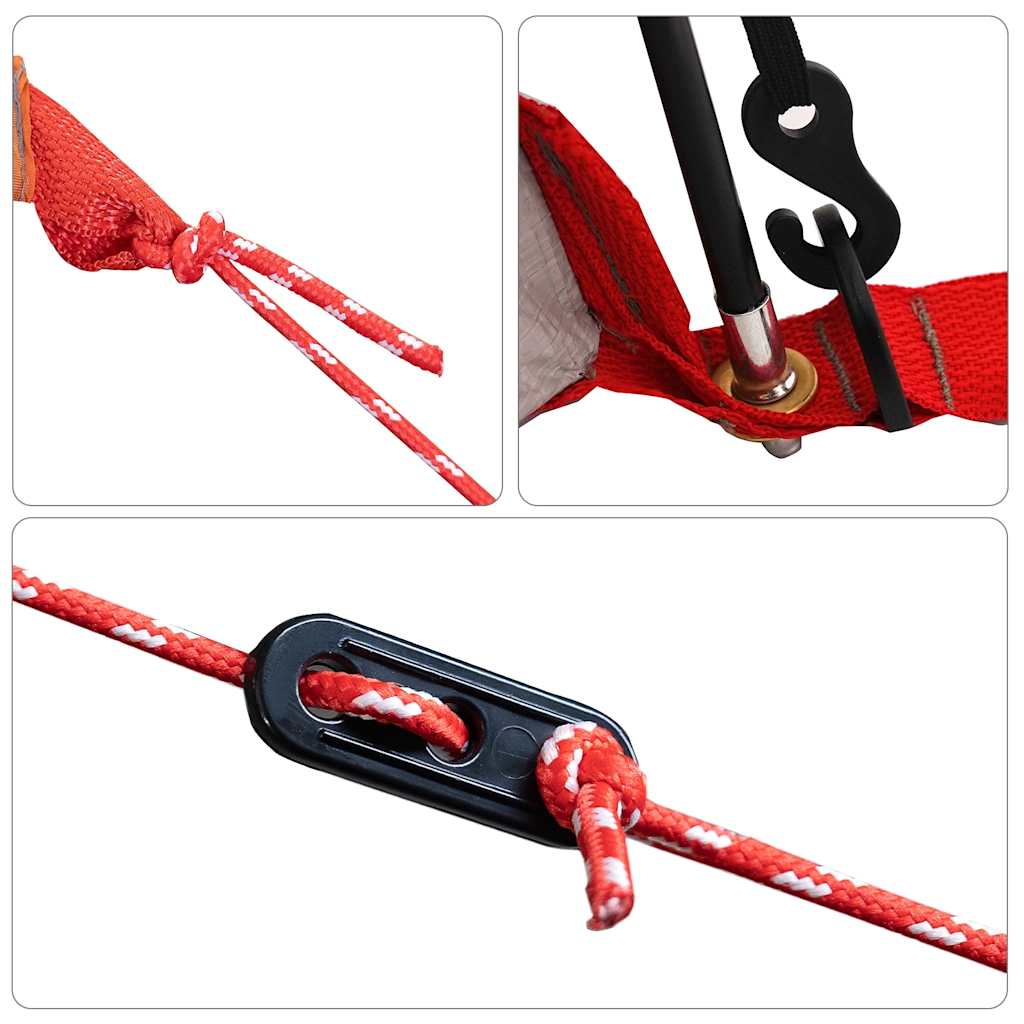 Σκηνή Κάμπινγκ Τούνελ 1 Ατόμου Διάβροχη Λευκή Ύφασμα Συσκότισης - Pakobazaar