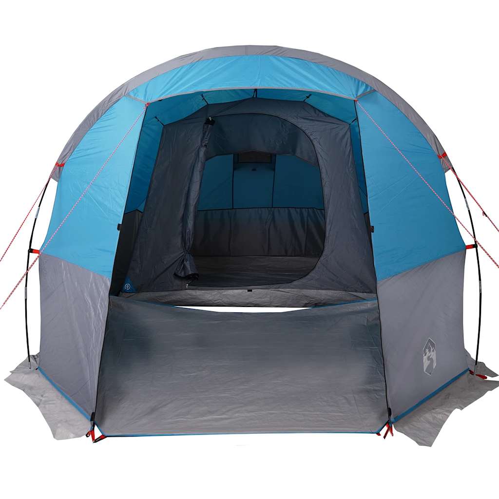 Σκηνή Κάμπινγκ Τούνελ 4 Ατόμων Αδιάβροχη Μπλε - Pakobazaar