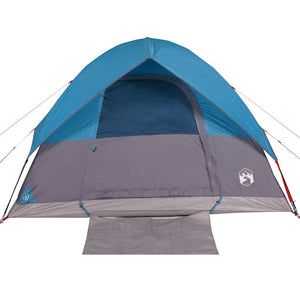 Σκηνή Οικογένειας 6 Ατόμων Αδιάβροχη Μπλε - Pakobazaar