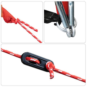 Σκηνή Κάμπινγκ Τούνελ 4 Ατόμων Αδιάβροχη Πράσινη - Pakobazaar