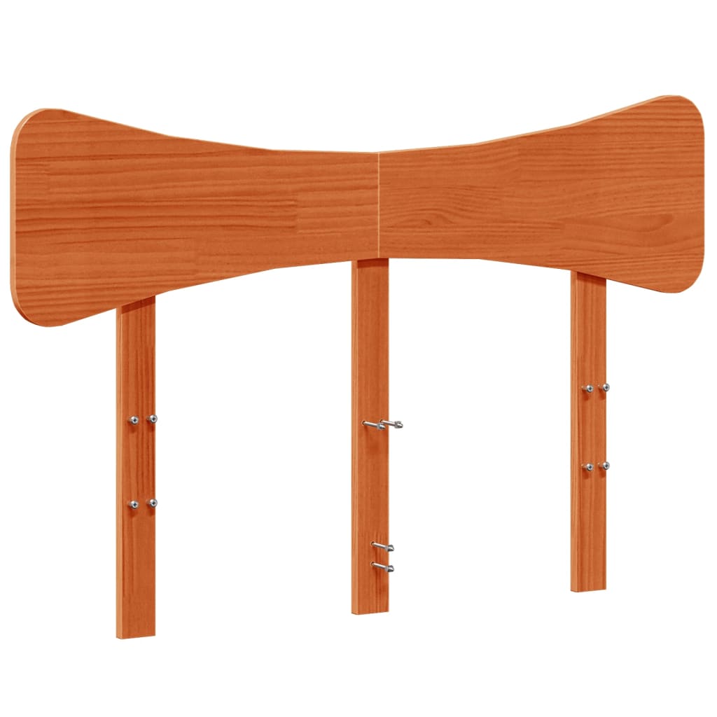 Κεφαλάρι Καφέ Κεριού 120 εκ. από Μασίφ Ξύλο Πεύκου